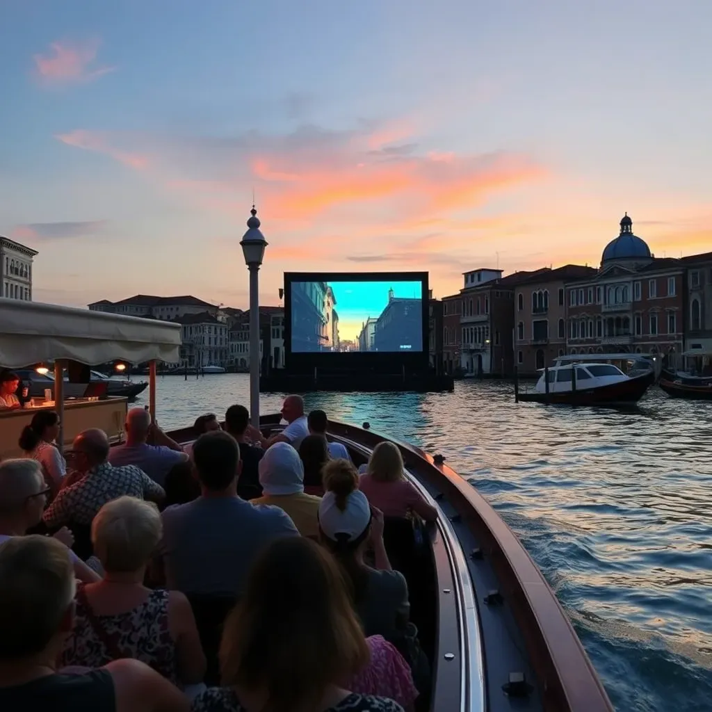 Cinema Barch-in: Il Drive-in in Barca a Venezia