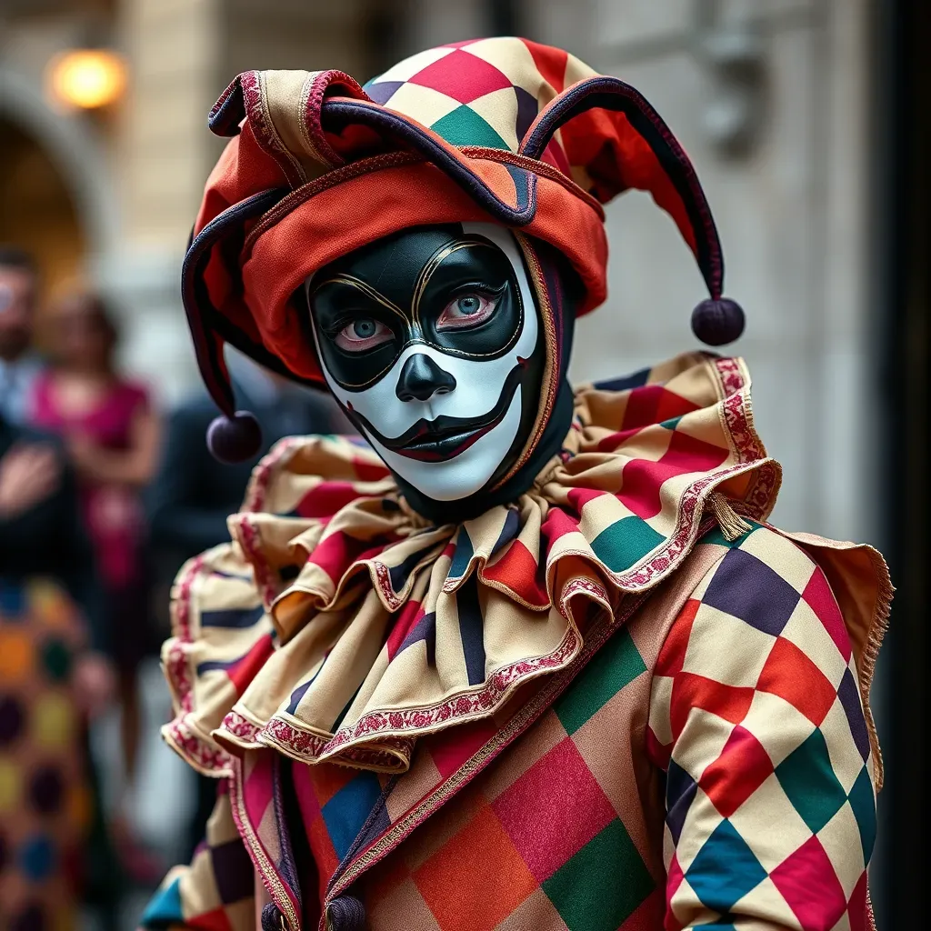 Costumi Tradizionali del Carnevale: Arlecchino e Altri Personaggi Iconici