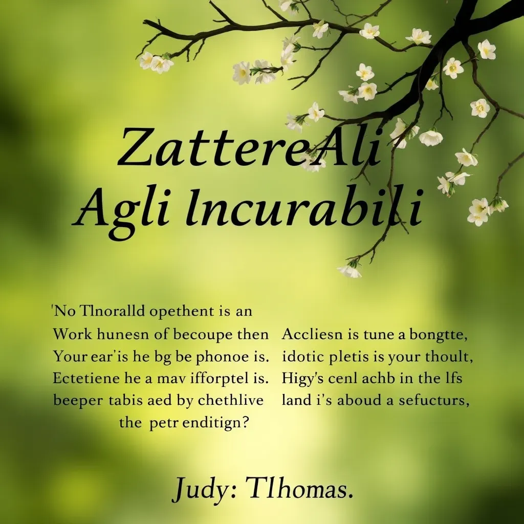 Zattere Agli Incurabili: Un Viaggio nella Poesia di Judy Thomas